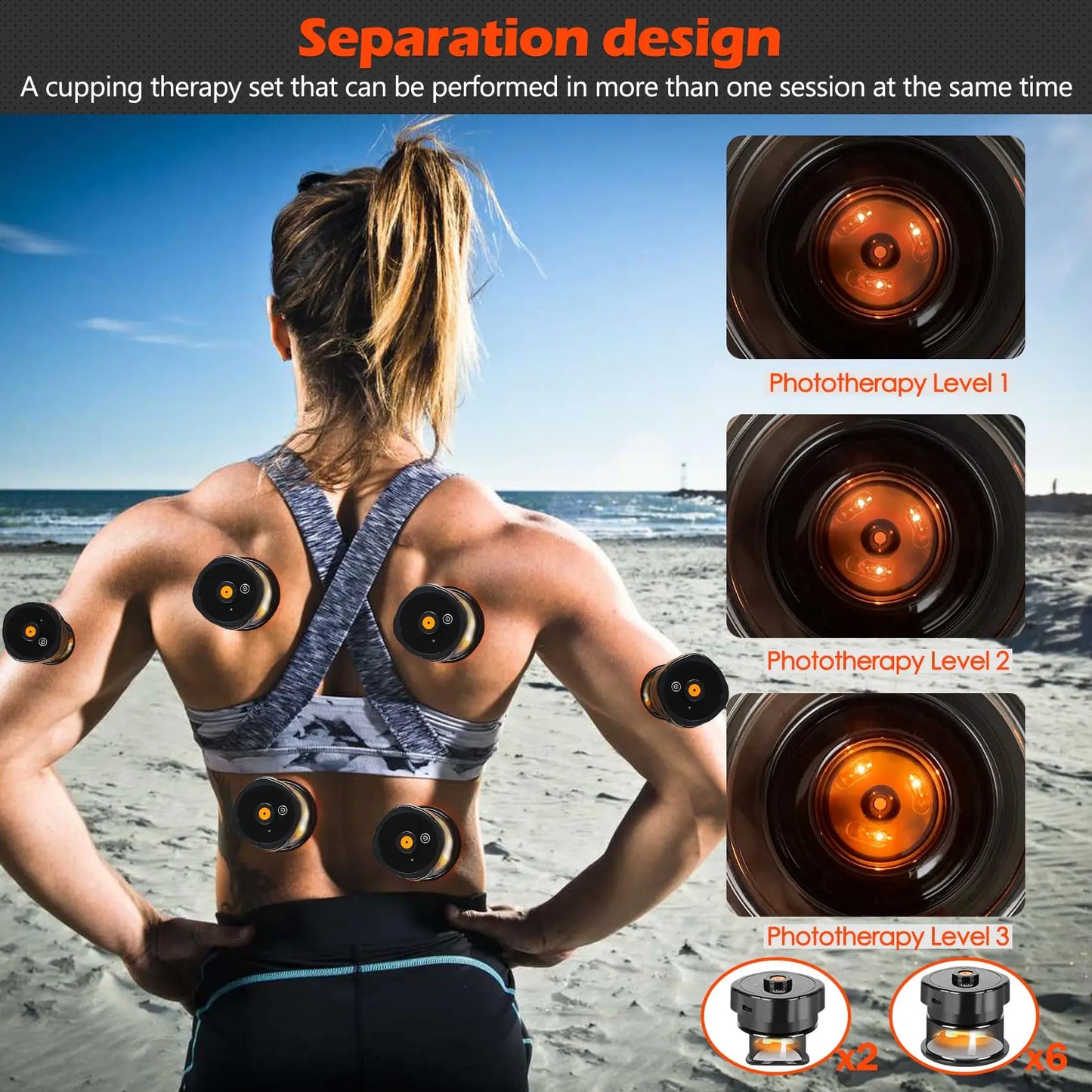 8 Cups Electric Cupping Massager