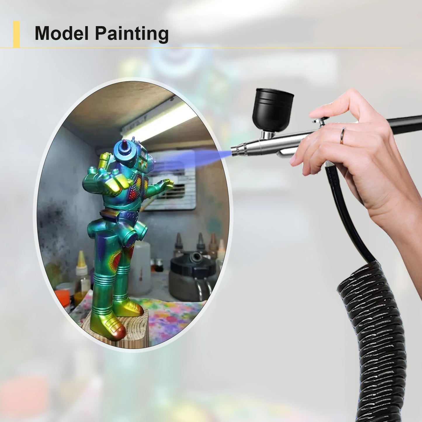 Airbrush Nail With Compressor Portable Air Brush