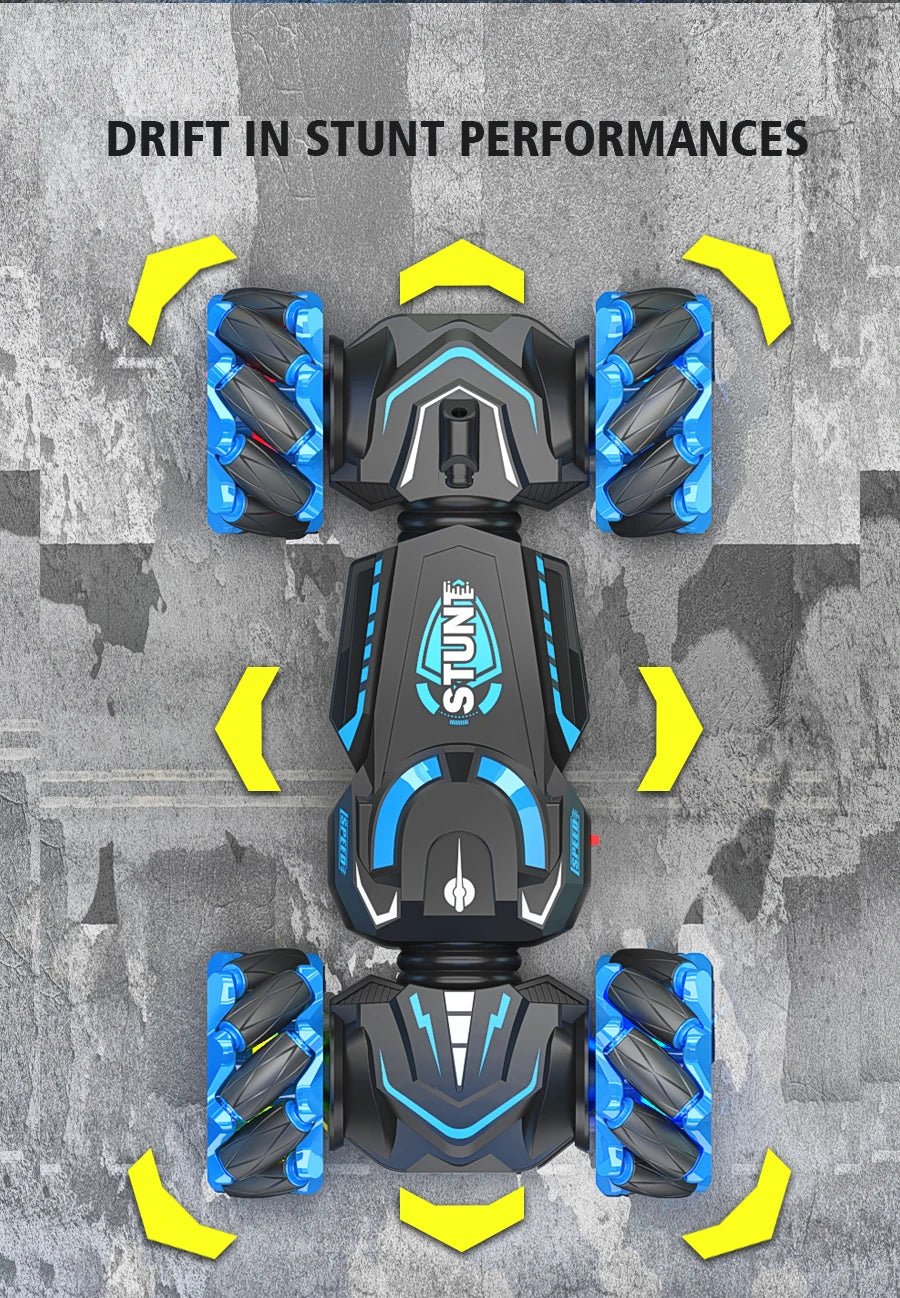 4WD RC stunt car rotation drift 2.4G wireless remote control car