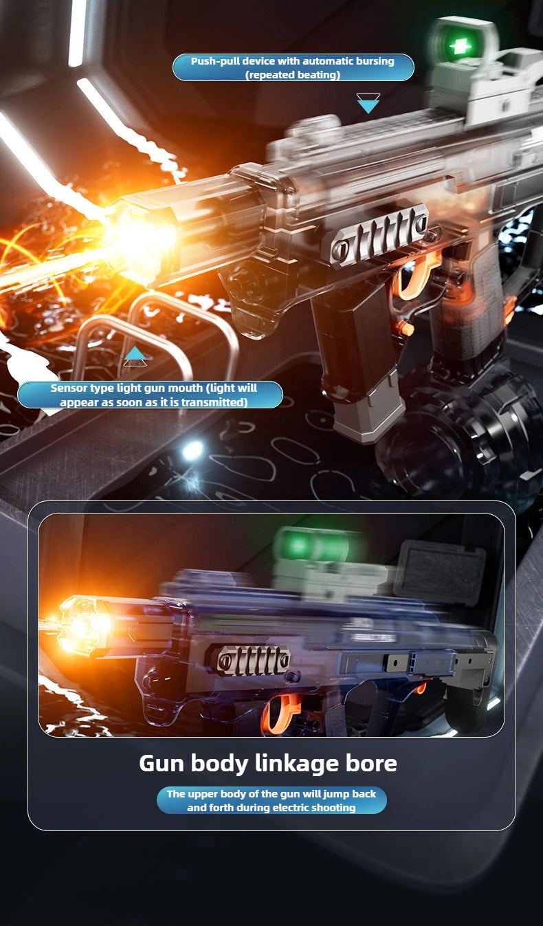 MK3 Simulation Shooting Flames Electric Water Gun