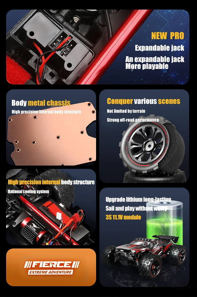 1:16 85KM/H Or 50KM/H 4WD RC Car