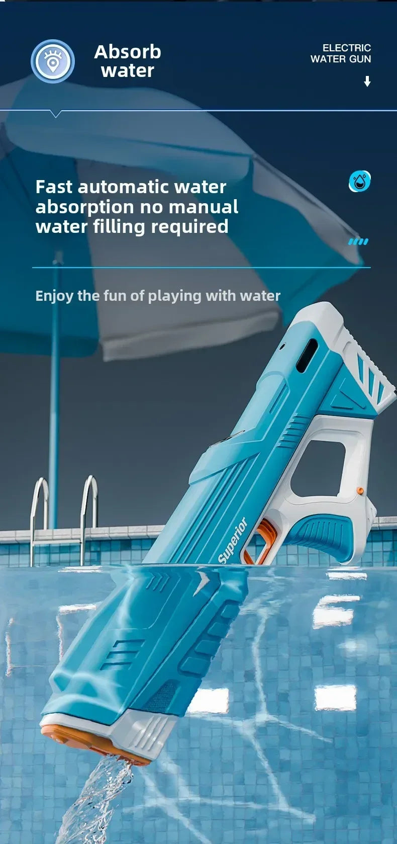 New Children Electric Water Gun