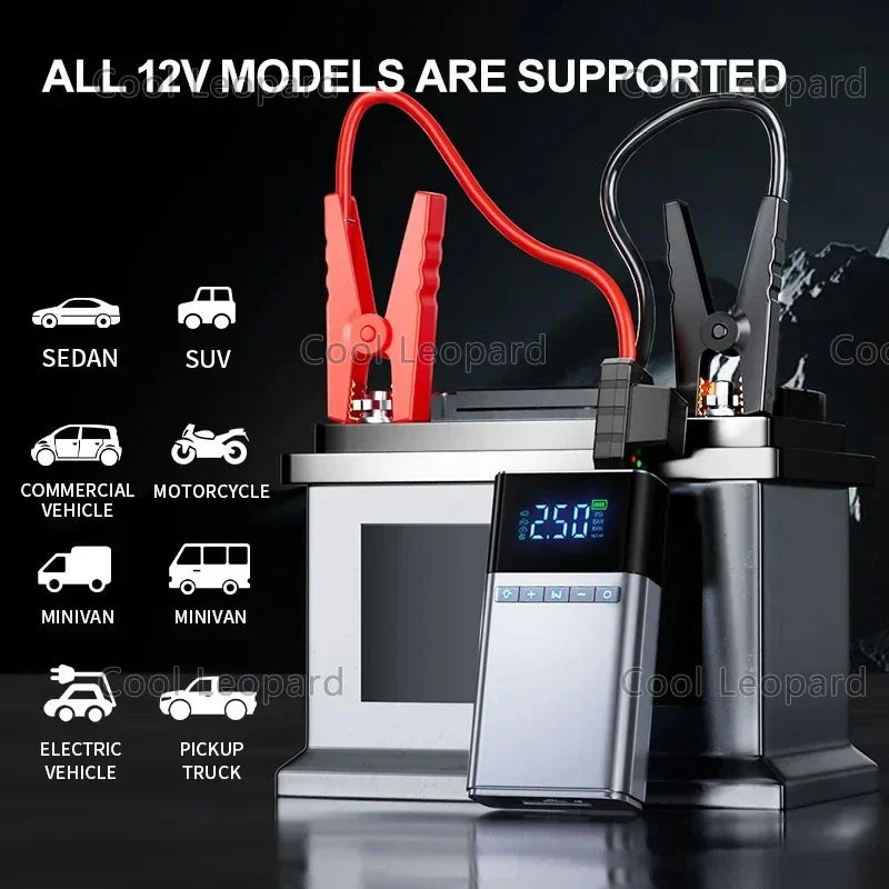 New Car Jump Starter Air Pump Power Bank