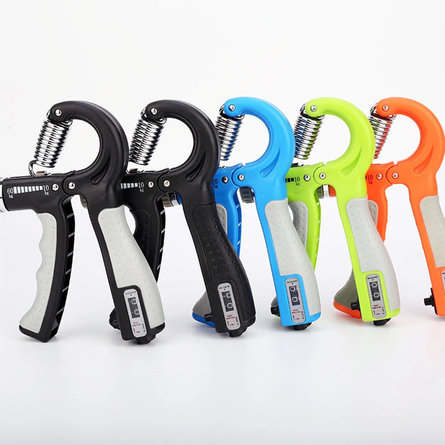 1Pc Hand Gripper with Counter R-Shape Non-slip ABS Hand Gripper
