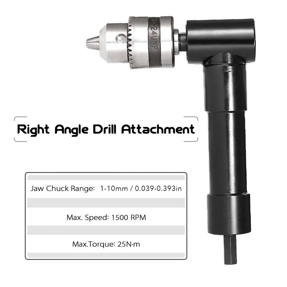 90 Degree Professional Right Angle Bend Extension 0.8-10mm Cordless Drill