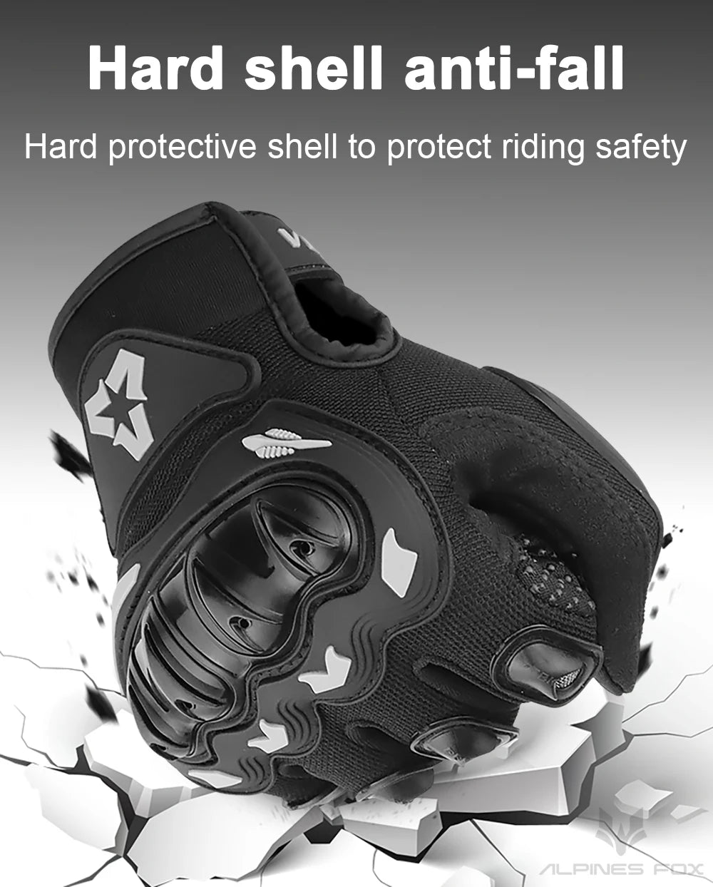VEMAR Summer Motorcycle Gloves Men Black Full Finger Touchscreen