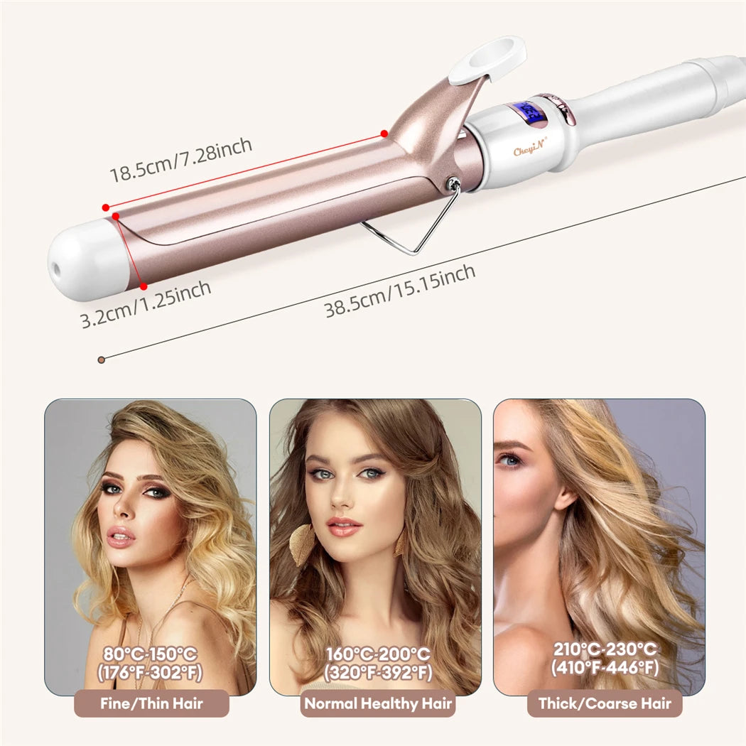 CkeyiN 32mm 38mm Electric Hair Curler