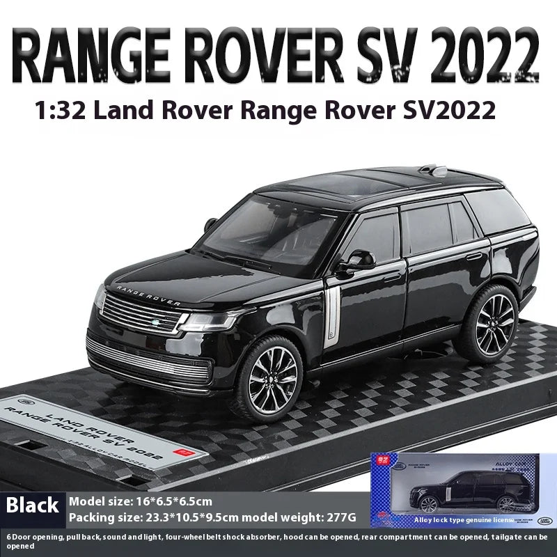 1:32 Land Rover Range Rover SV2022 SUV Diecast Alloy Model