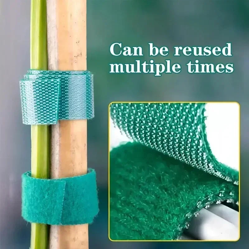 Garden Tape Nylon Cable Tie for Plants Flowers Growing Climbing Reusable Plant Support Hook-and-loop Fastener Garden Accessories