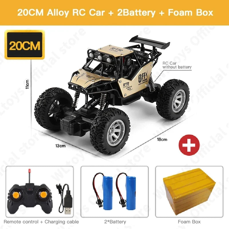 ZWN 1:12 / 1:16 4WD RC Car With Led Lights 2.4G Radio Remote Control Cars Buggy