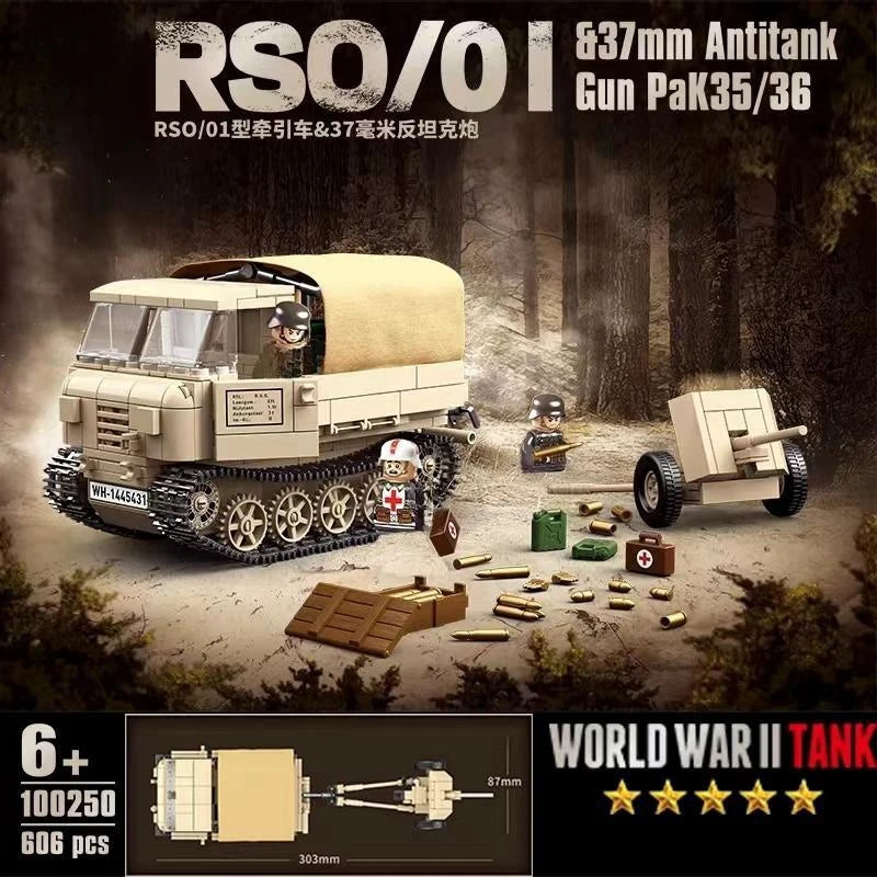 WW2 Military Classic Model Tiger Leopard KV-1 KV-2 IS-2 Heavy Tank Collection Model