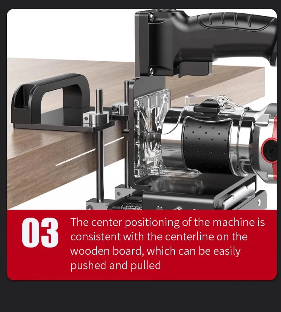 2 in 1 Woodworking Slotting Locator Compact Router