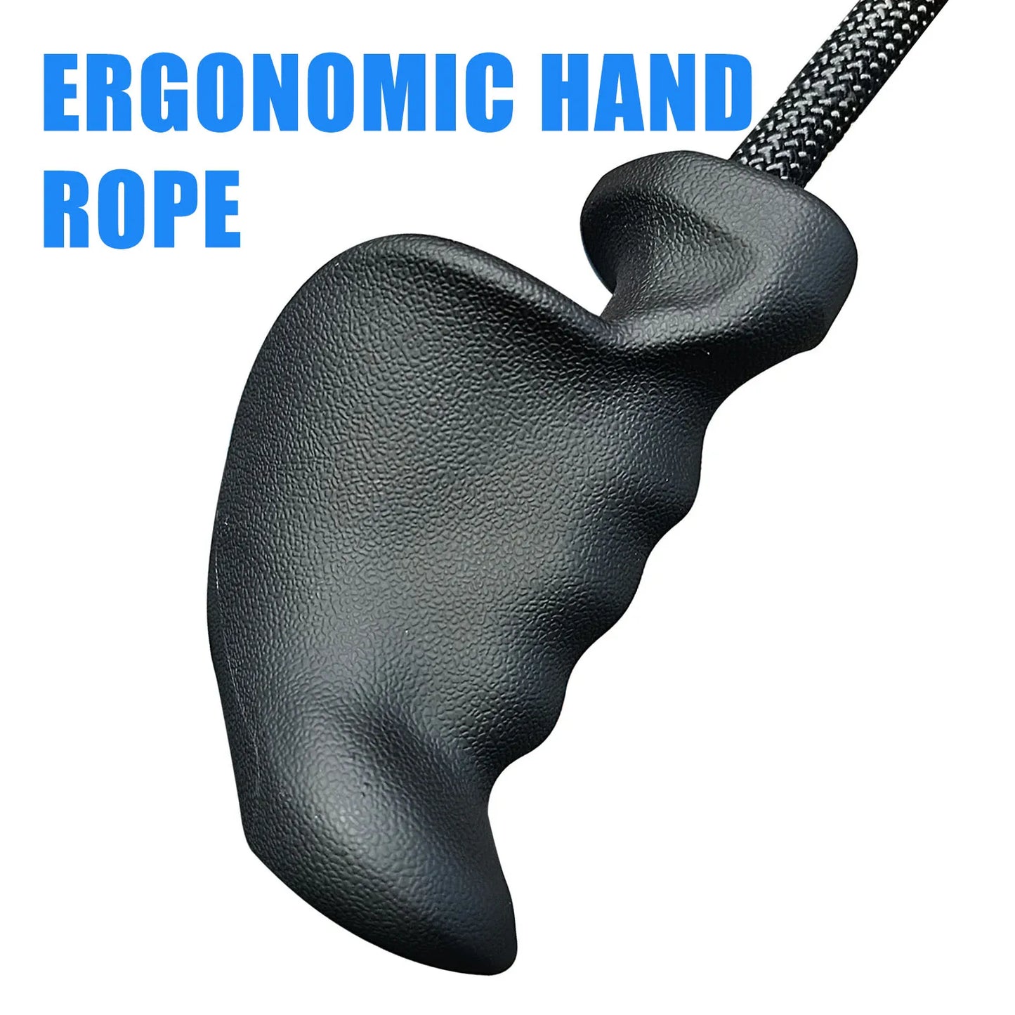 Ergonomic Tricep Rope Pulldown Attachments