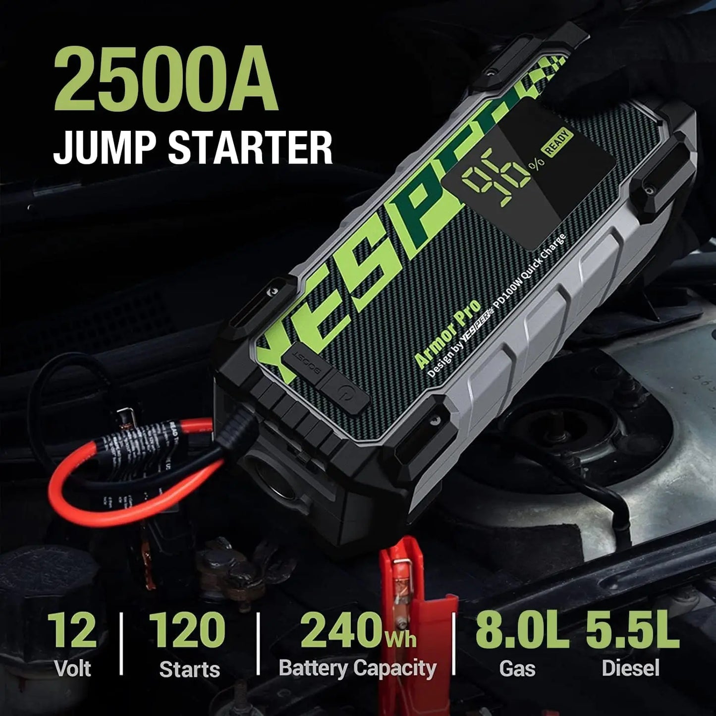 YESPER Car Battery Jump Starter