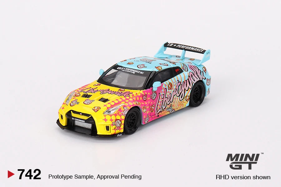 MINIGT 1/64 Nissan Skyline GT-R (R34) V-Spec II Alloy Car Model