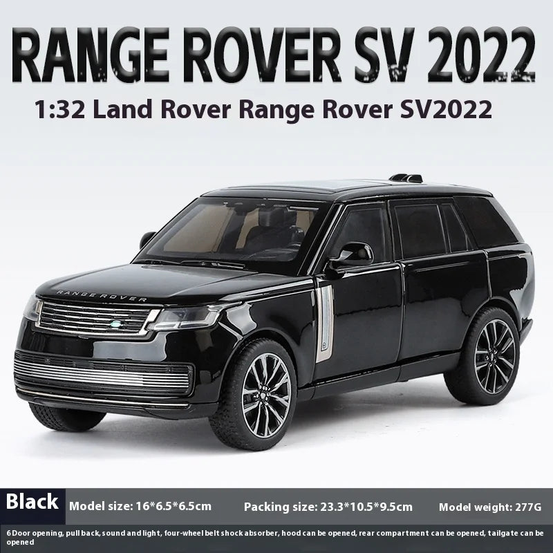 1:32 Land Rover Range Rover SV2022 SUV Diecast Alloy Model
