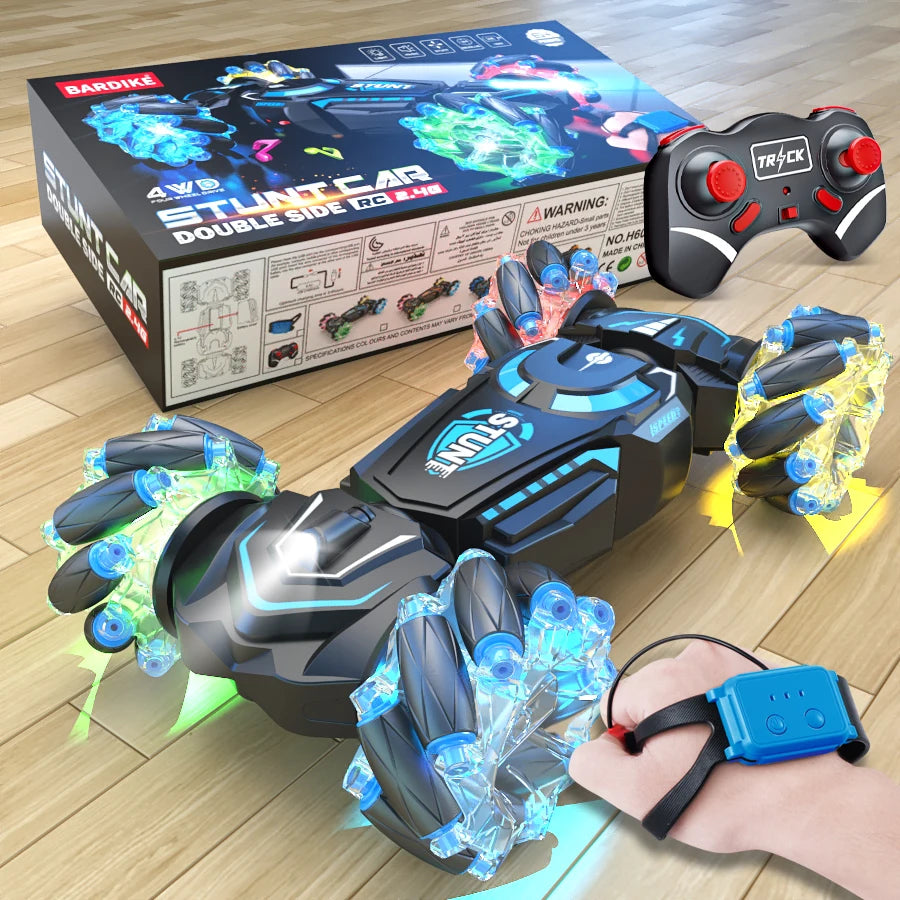 4WD RC stunt car rotation drift 2.4G wireless remote control car