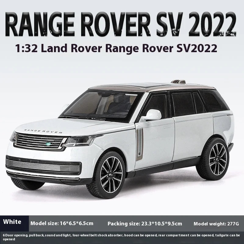 1:32 Land Rover Range Rover SV2022 SUV Diecast Alloy Model