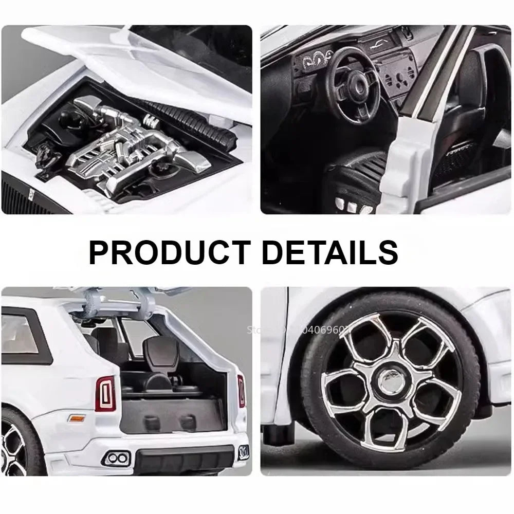 1:32 Alloy Rolls Royce Cullinan SUV Model Car