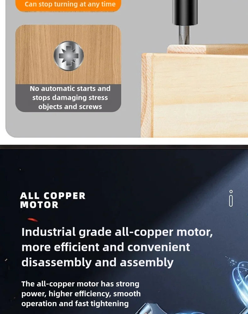 AhuHardware Electric Screwdriver Set