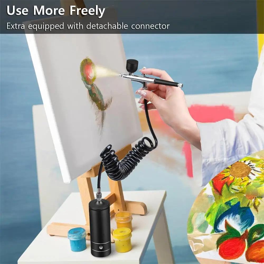 Airbrush Nail With Compressor Portable Air Brush
