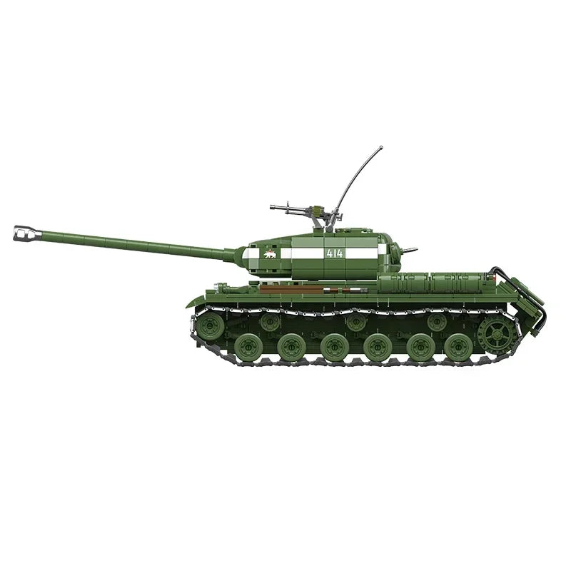 WW2 Military Classic Model Tiger Leopard KV-1 KV-2 IS-2 Heavy Tank Collection Model
