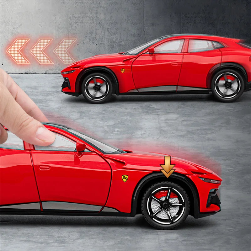 1:24 Purosangues FUV SUV Alloy Sports Car Model