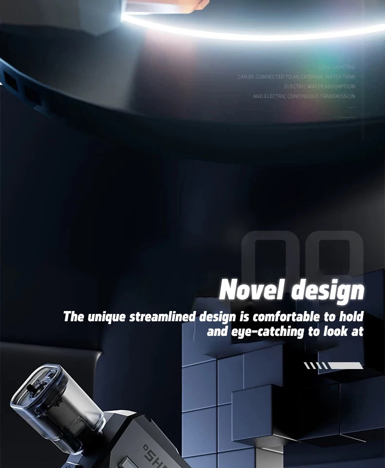 Cool Lights Electric Continuous Fire Water Gun