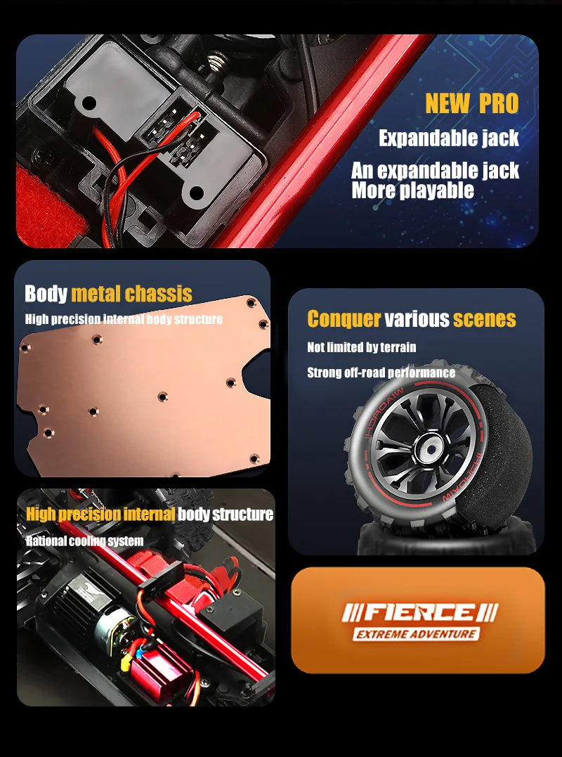 1:16 85KM/H Or 50KM/H 4WD RC Car