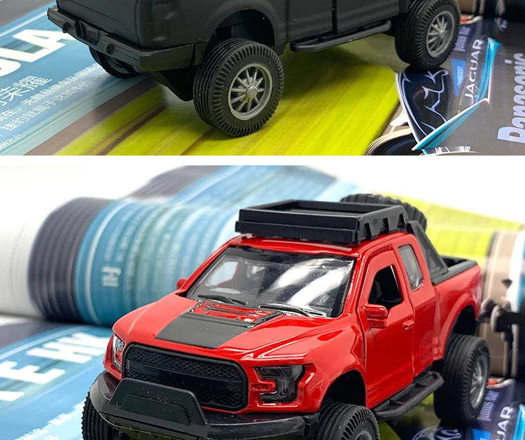 1:36 Scale F-150 Alloy Car Model - Spring-Back Action Toy