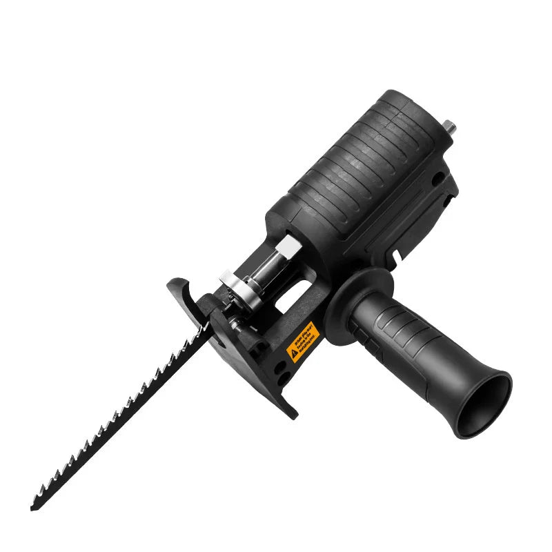Electric Drill Modified To Reciprocating Saw