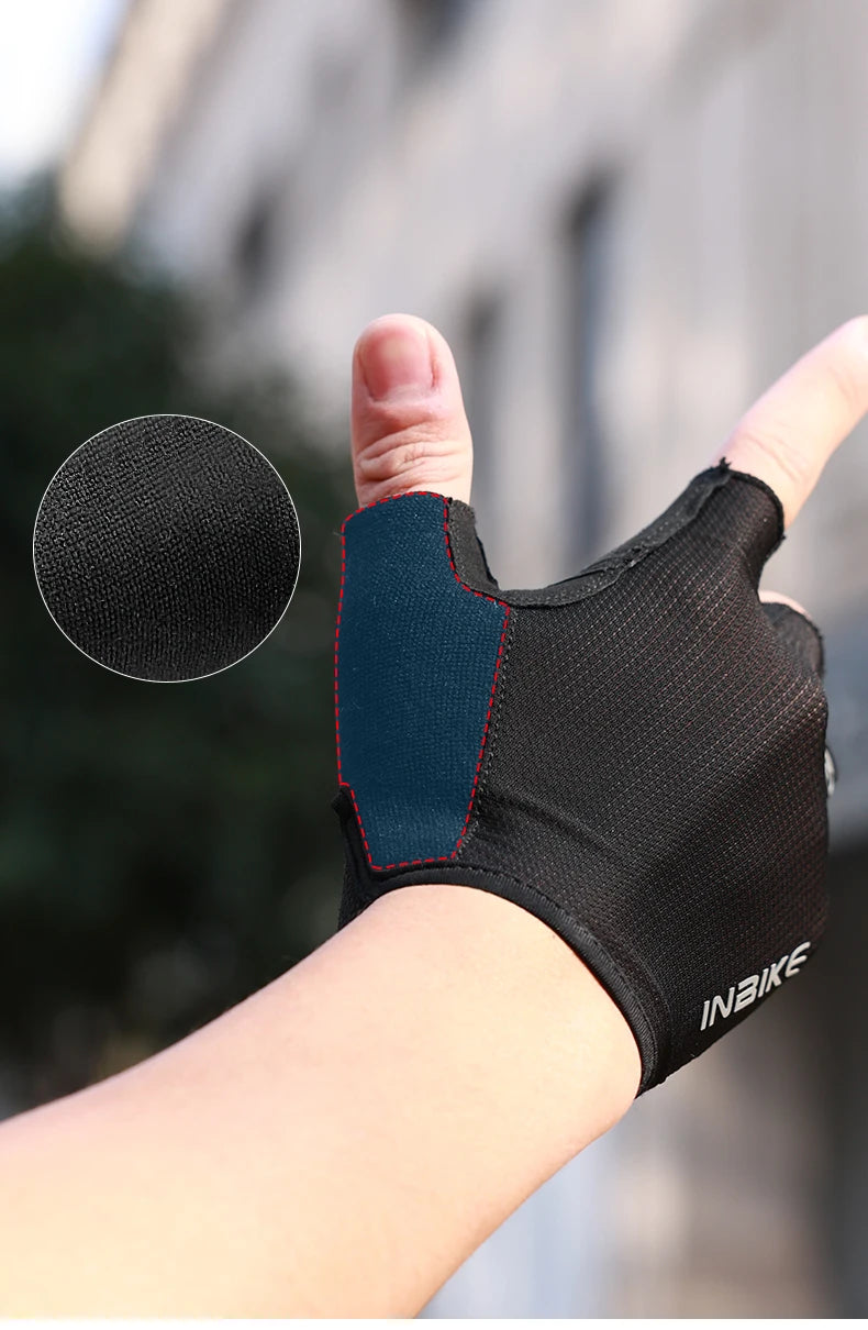 INBIKE Half Finger Cycling Gloves Summer Bicycle Gloves