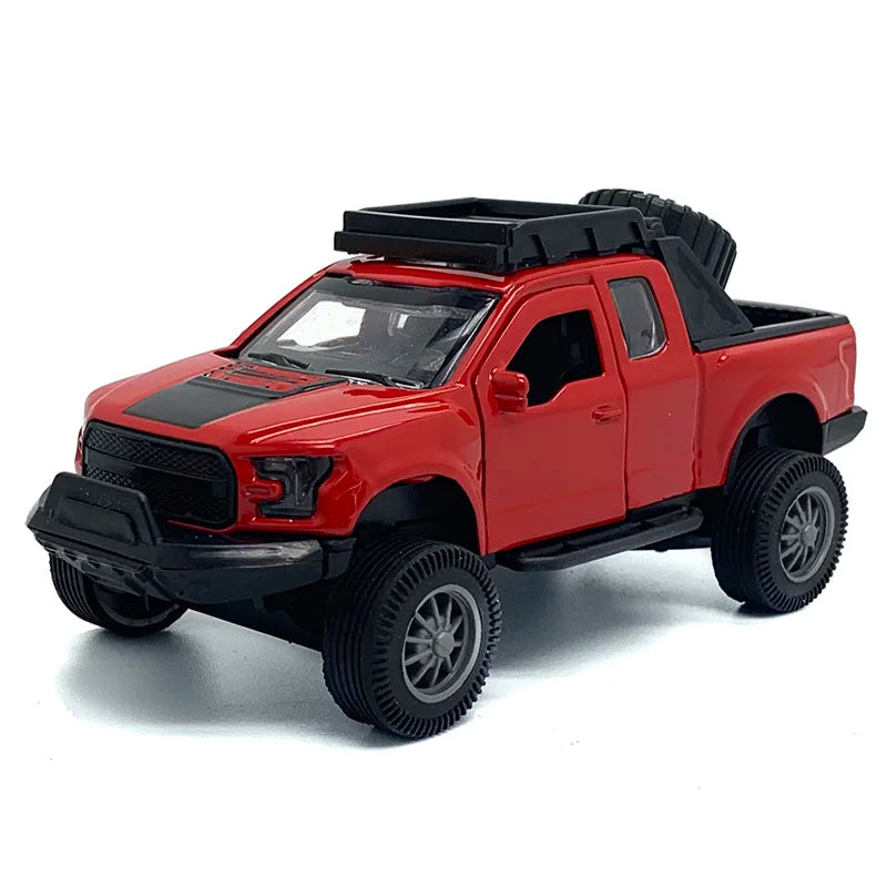 1:36 Scale F-150 Alloy Car Model - Spring-Back Action Toy