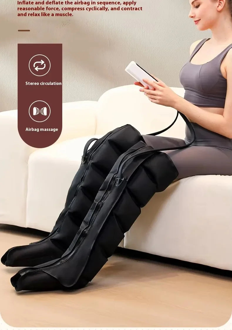 Air Pressure Leg Massager Foot Massage Boots