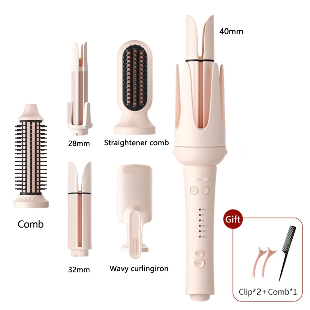 Auto Rotating Ceramic Hair Roller Professional Curling Iron