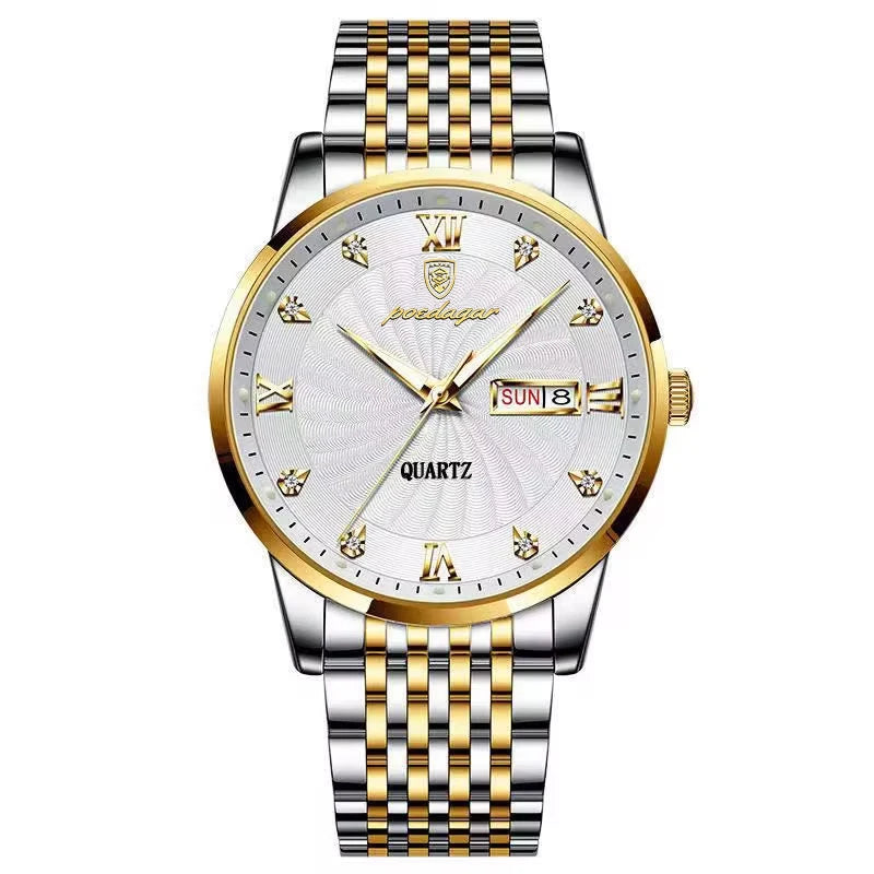 POEDAGAR Luxury Brand Man Watch Waterproof Luminous