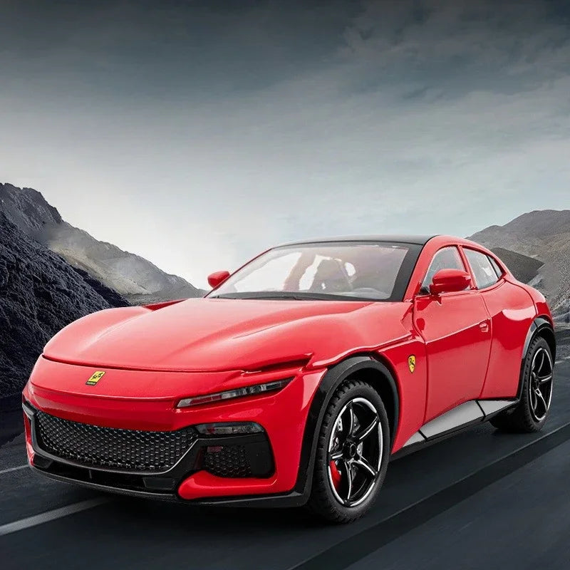 1: 22 pull FVU simulation alloy sports car model