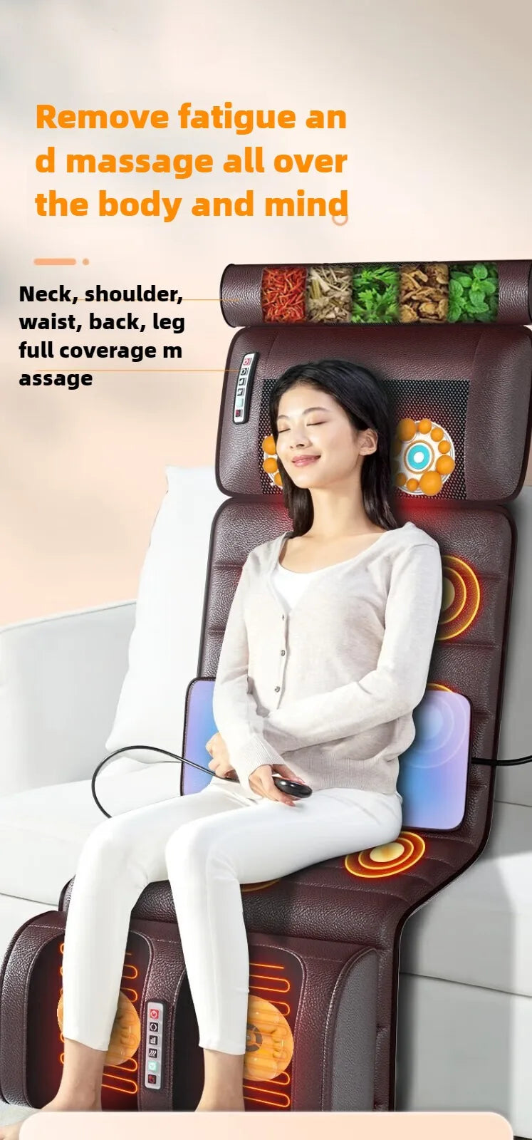 Electric Full Body Massage Mattress