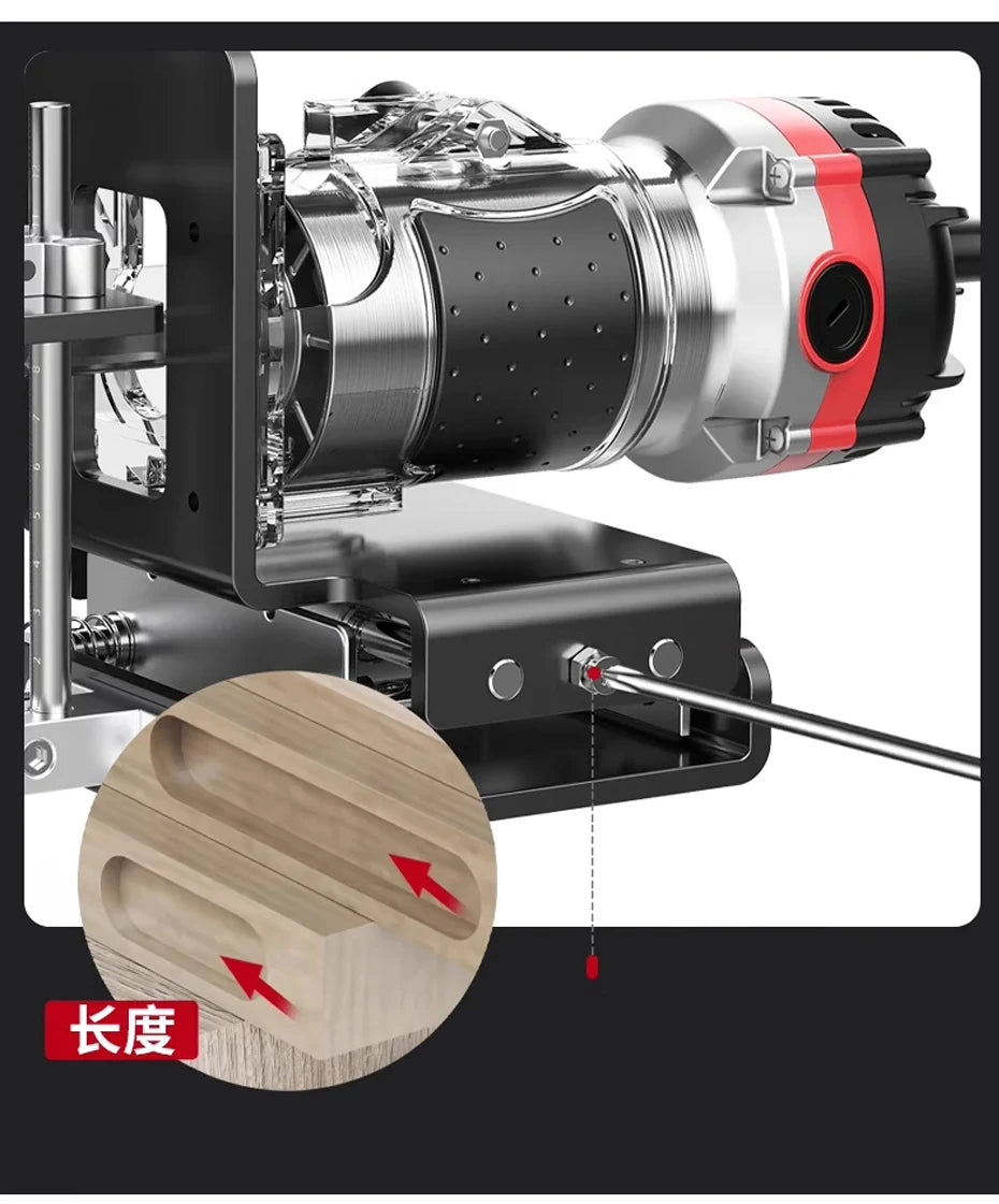 2 in 1 Woodworking Slotting Locator Compact Router