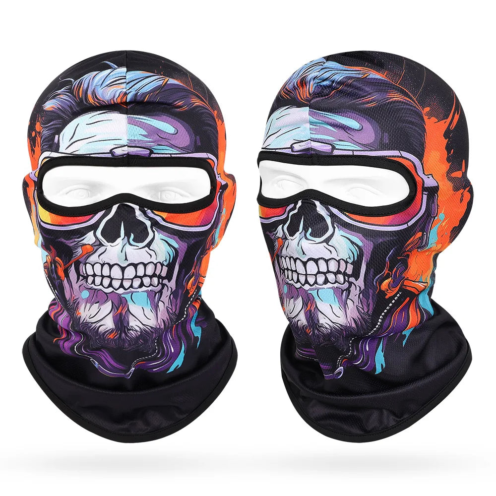 Multifunctional Outdoor Men Balaclava Skull Masks