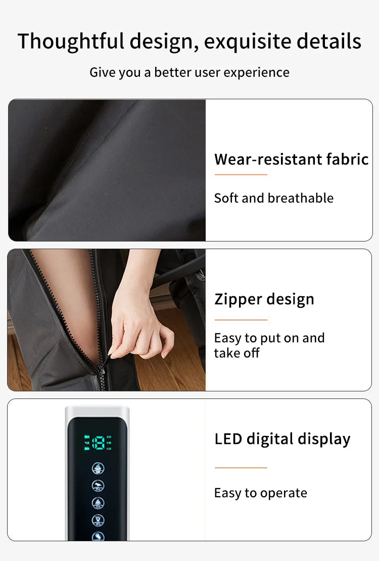 Air Pressure Leg Massager Foot Massage Boots