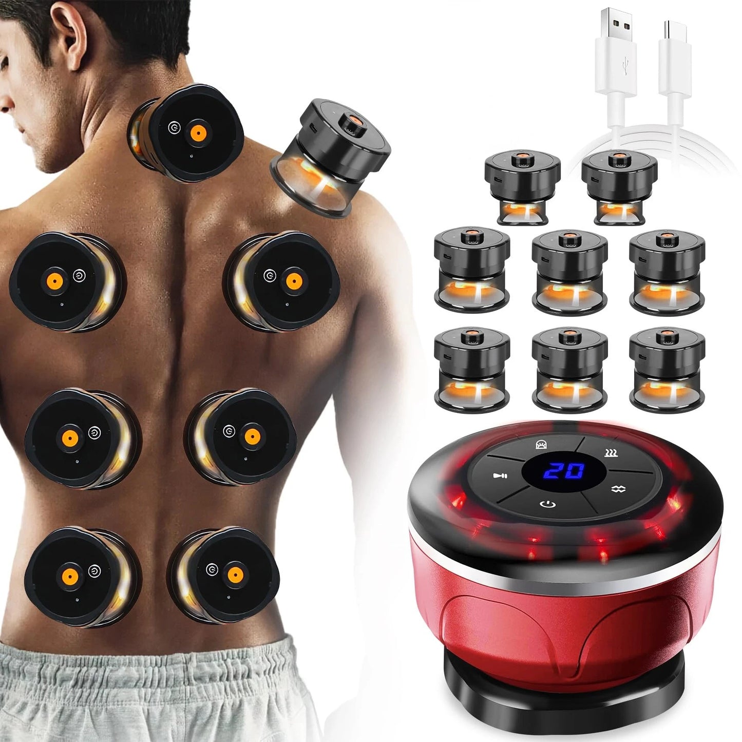 8 Cups Electric Cupping Massager