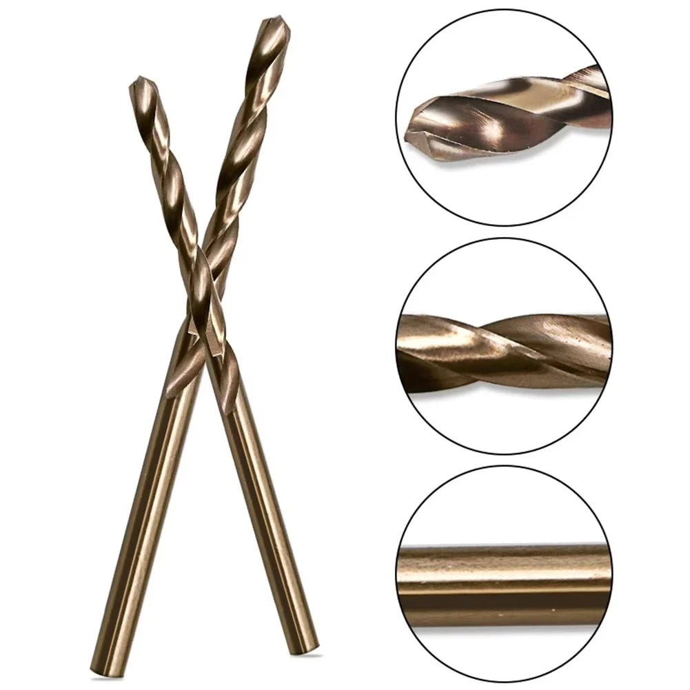 10pcs/set HSS M35 Cobalt Drill Bits