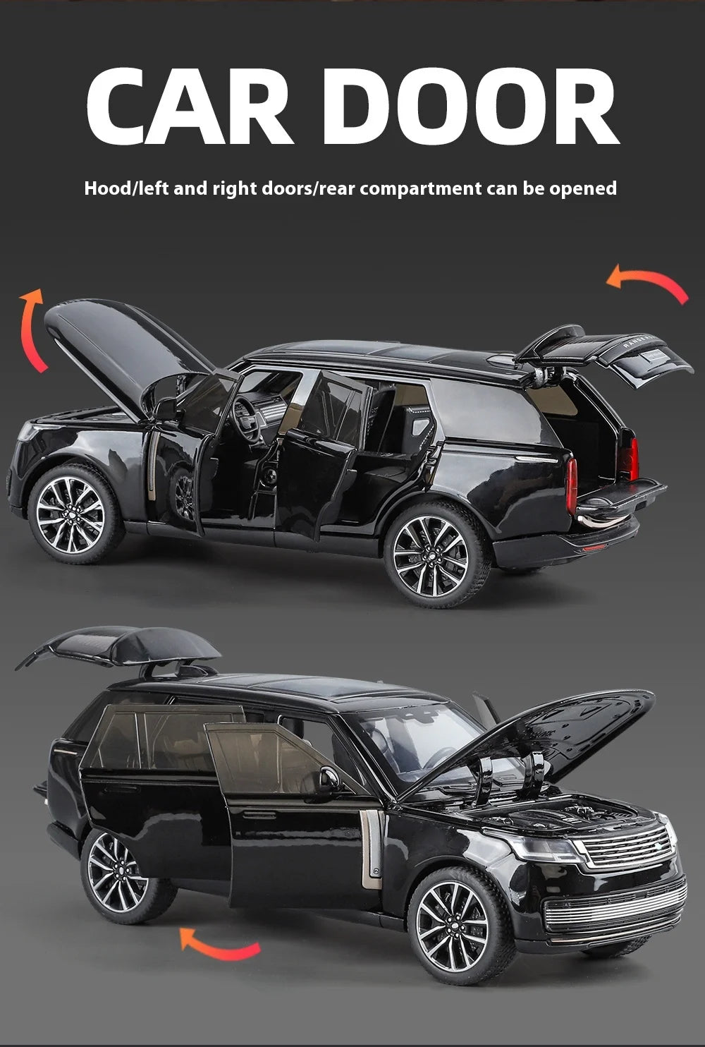 1:32 Land Rover Range Rover SV2022 SUV Diecast Alloy Model