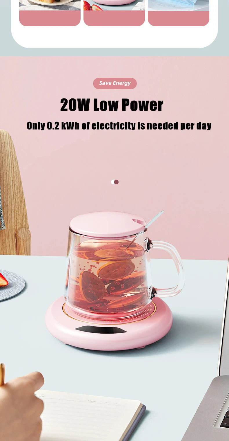 1PC Thermostatic Heating Coaster