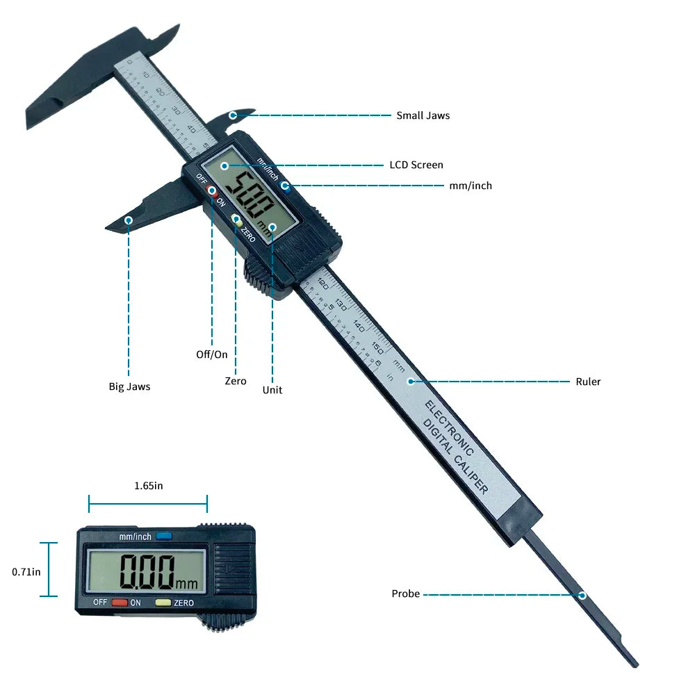150mm 100mm Electronic Digital Caliper