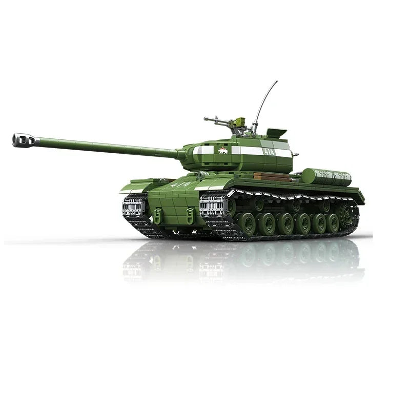 WW2 Military Classic Model Tiger Leopard KV-1 KV-2 IS-2 Heavy Tank Collection Model