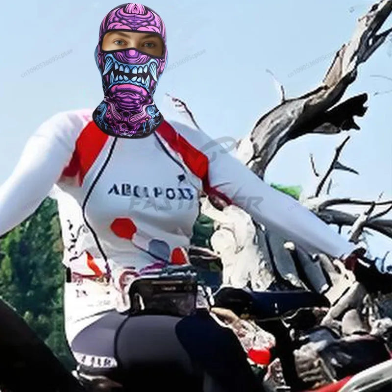 Tactical Balaclava Skull Full Face Cover Hat Motorcycle Mask