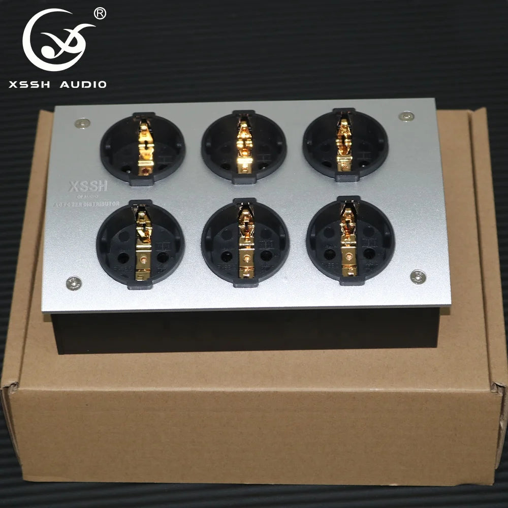 Power Outlet YIVO XSSH Audio EU Shuko Euro AC Power Distributor