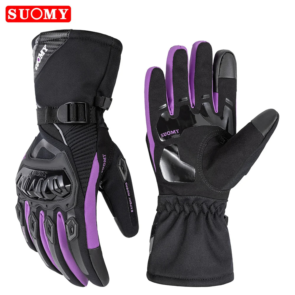 SUOMY Winter Warm Women Motorcycle Gloves